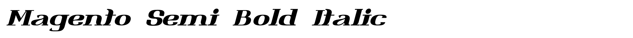 Magento Semi Bold Italic image